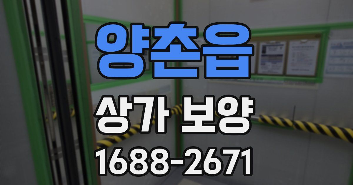 양촌읍 상가 보양