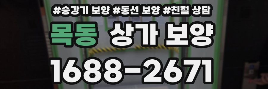 목동 상가 보양