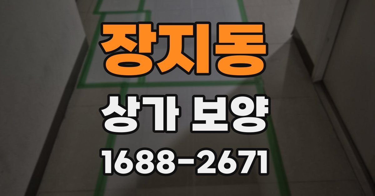 장지동 상가 보양