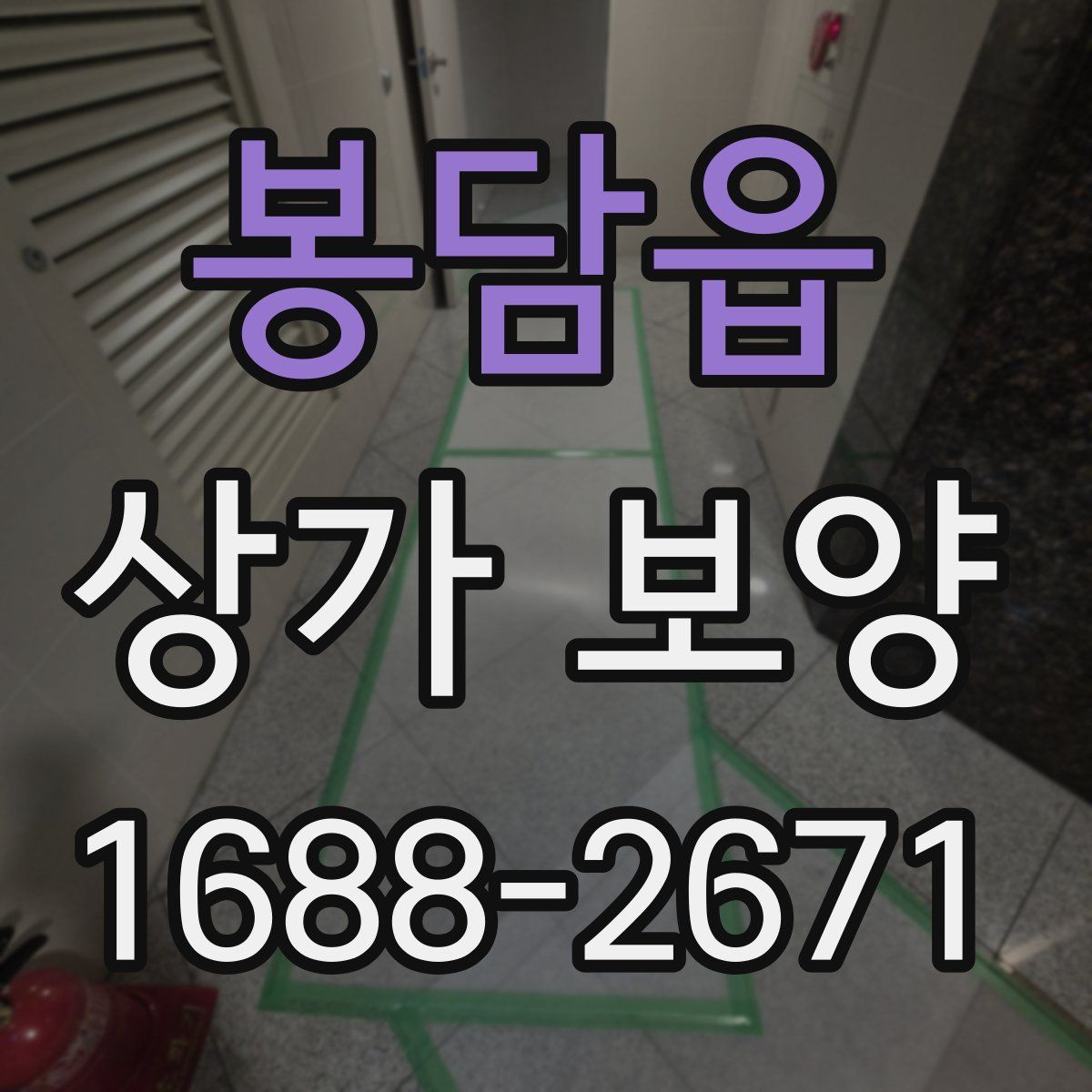 봉담읍 상가 보양