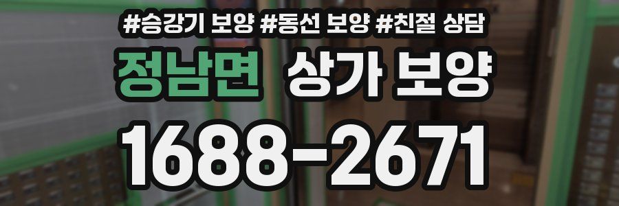 정남면 상가 보양