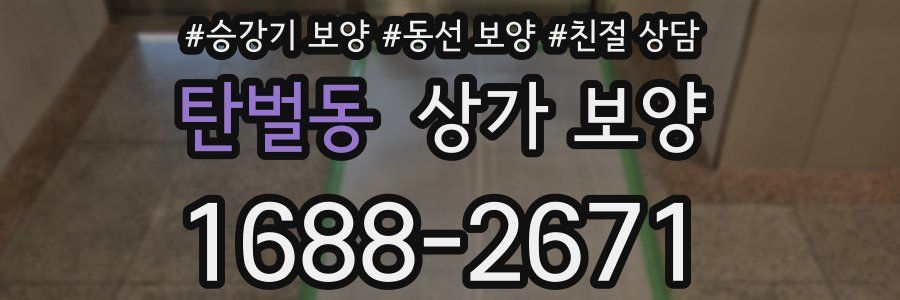 탄벌동 상가 보양