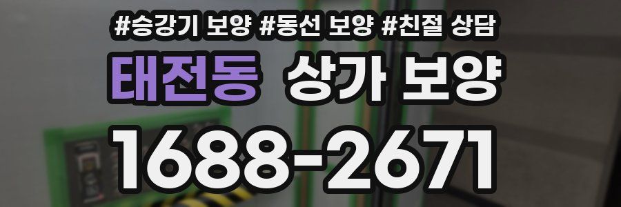 태전동 상가 보양
