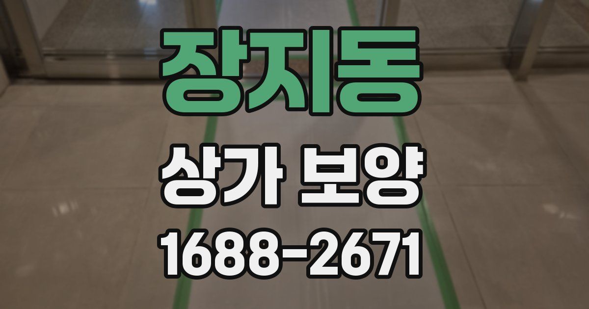 장지동 상가 보양