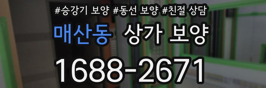 매산동 상가 보양