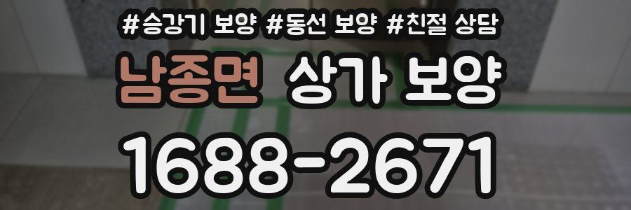 남종면 상가 보양
