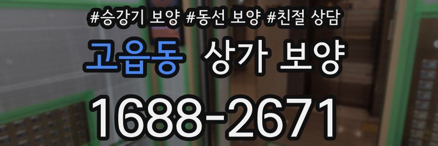 고읍동 상가 보양