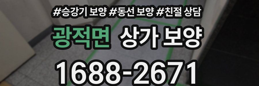 광적면 상가 보양