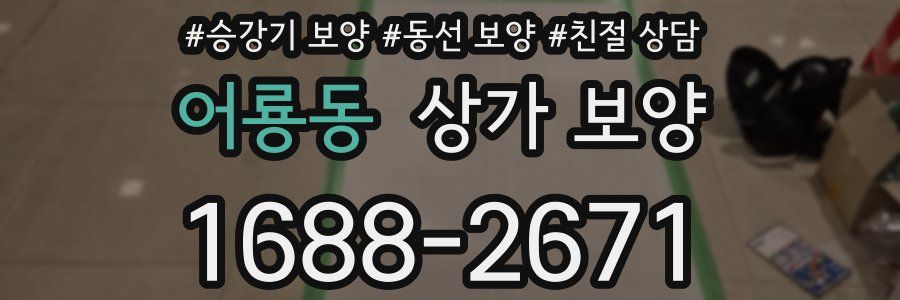 어룡동 상가 보양