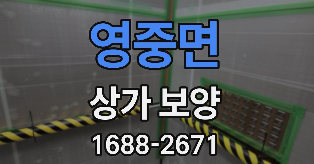 영중면 상가 보양