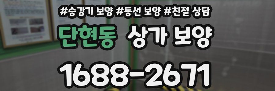 단현동 상가 보양