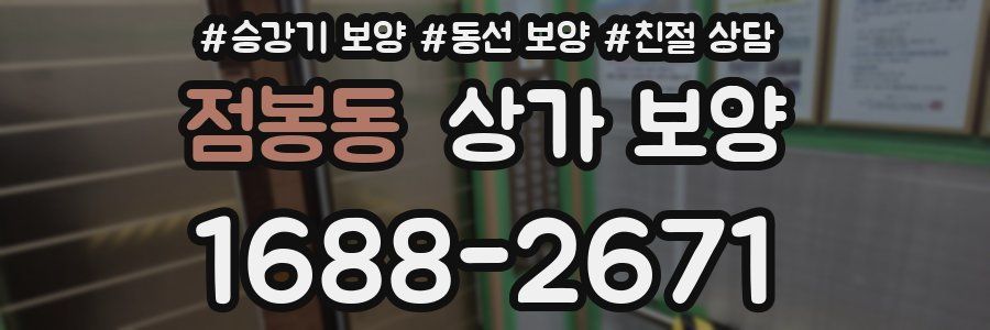 점봉동 상가 보양