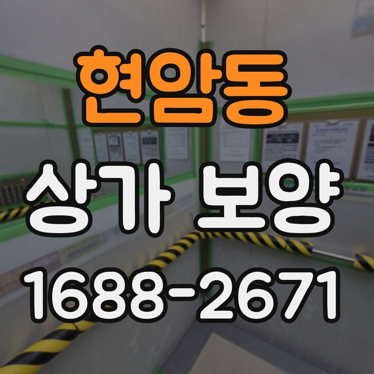 현암동 상가 보양 범위 설정을 위한 기본 기준