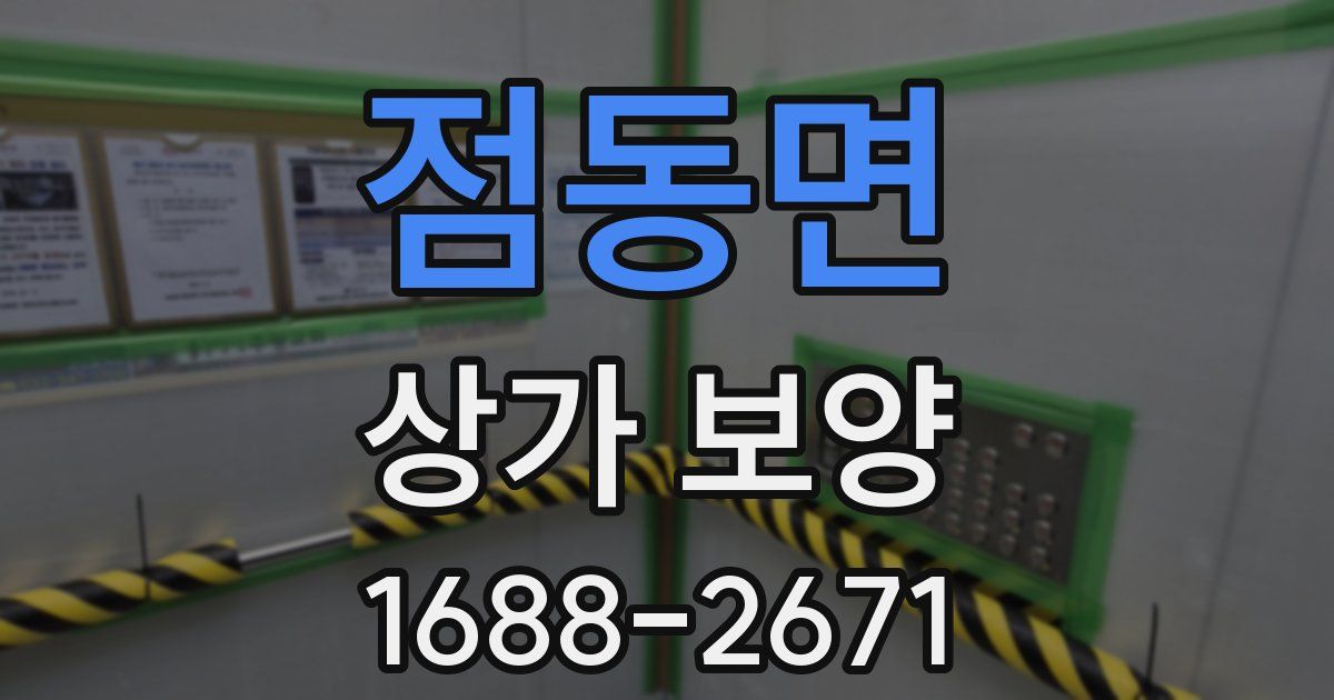 점동면 상가 보양