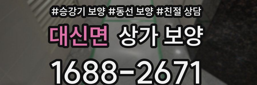 대신면 상가 보양