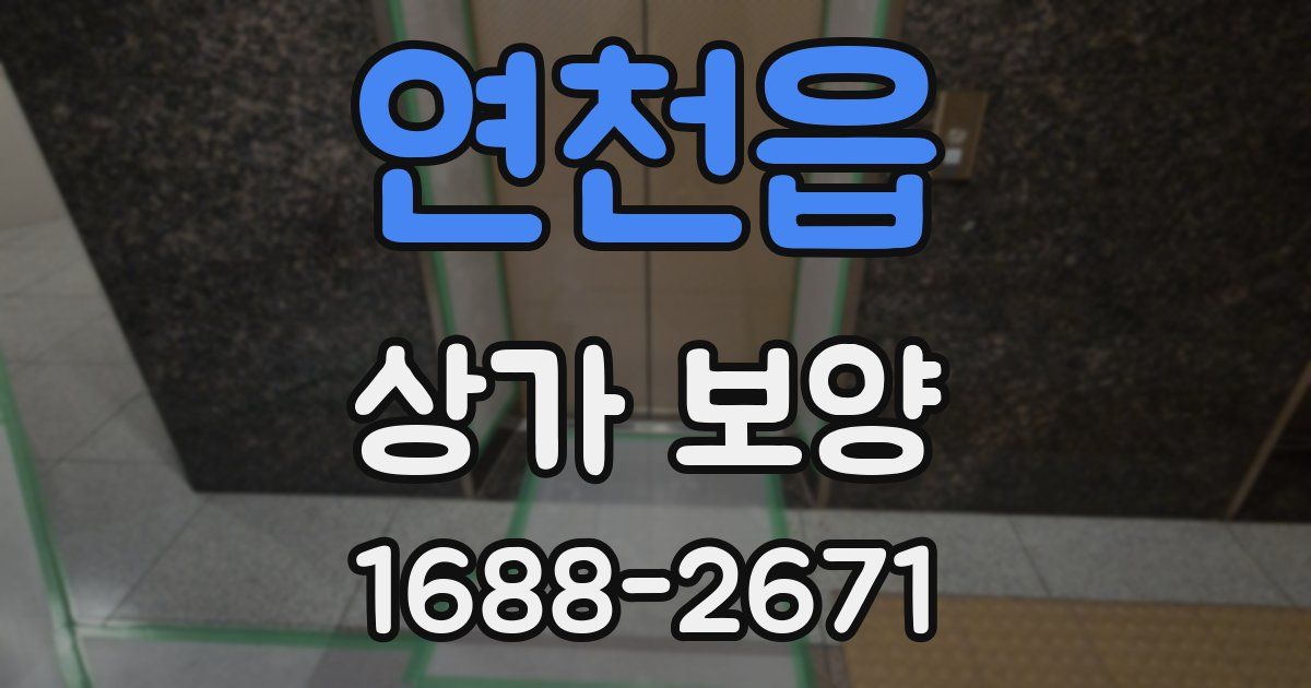 연천읍 상가 보양