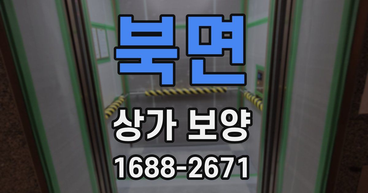 북면 상가 보양