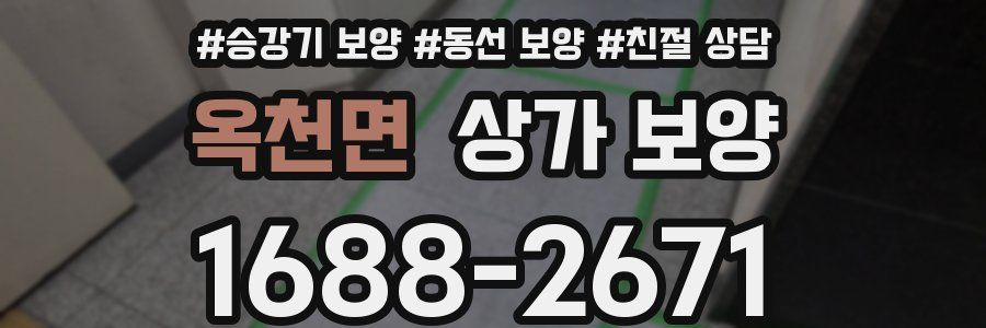 옥천면 상가 보양