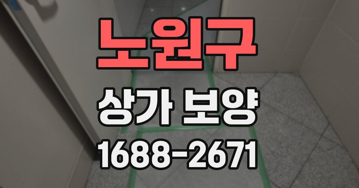 노원구 상가 보양