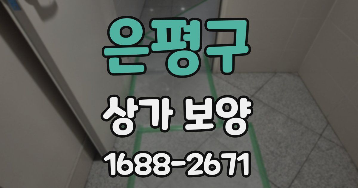 은평구 상가 보양