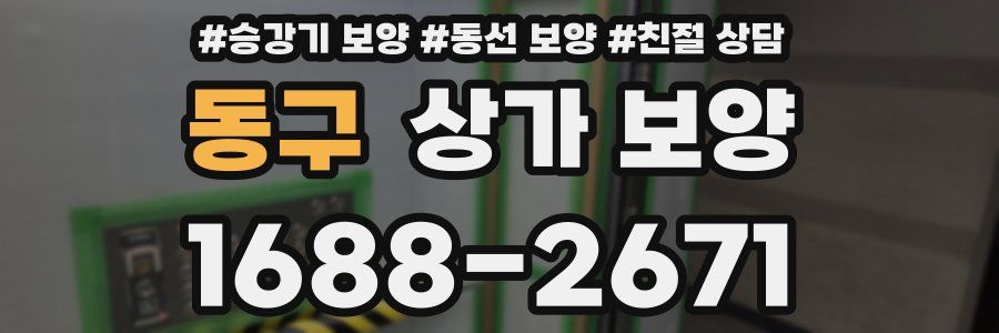 동구 상가 보양
