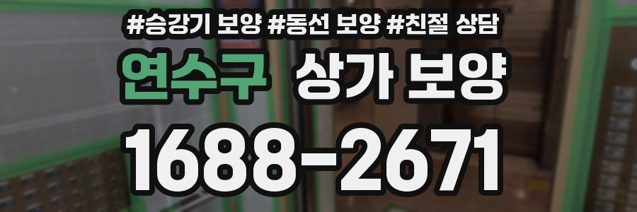 연수구 상가 보양
