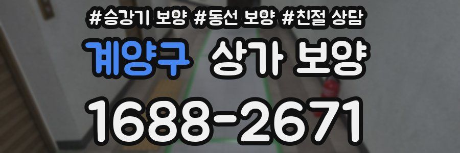 계양구 상가 보양