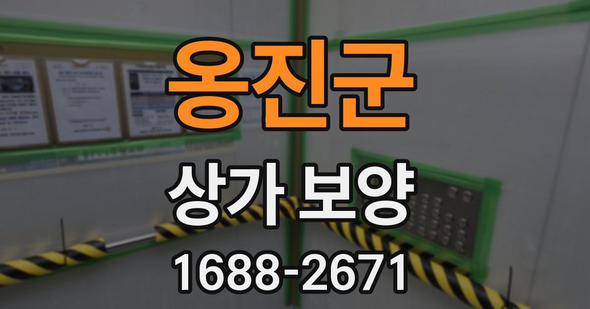 옹진군 상가 보양