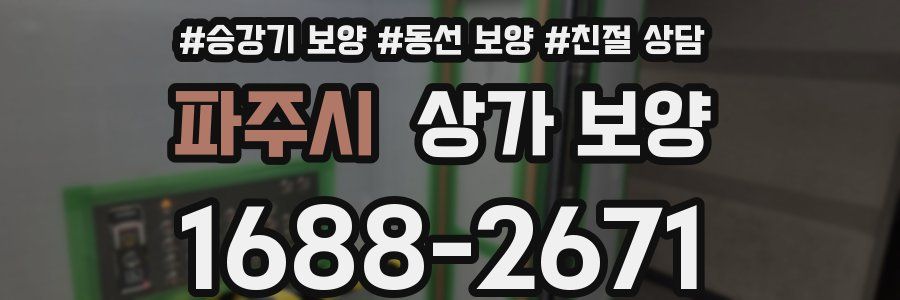 파주시 상가 보양