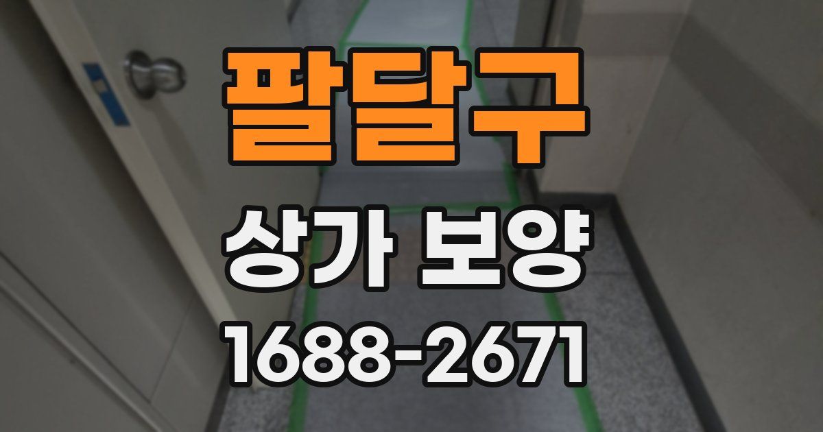 팔달구 상가 보양