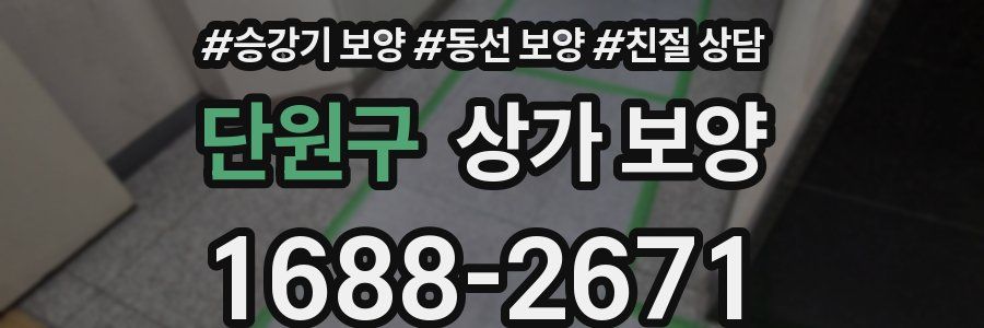 단원구 상가 보양