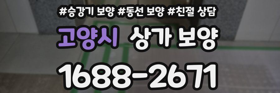 고양시 상가 보양
