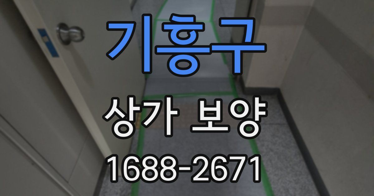 기흥구 상가 보양