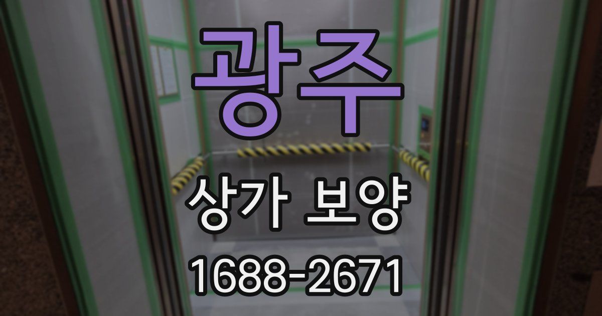 광주 상가 보양