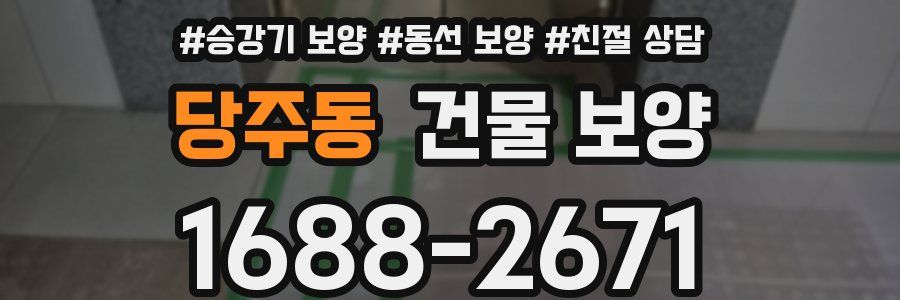 당주동 건물 보양