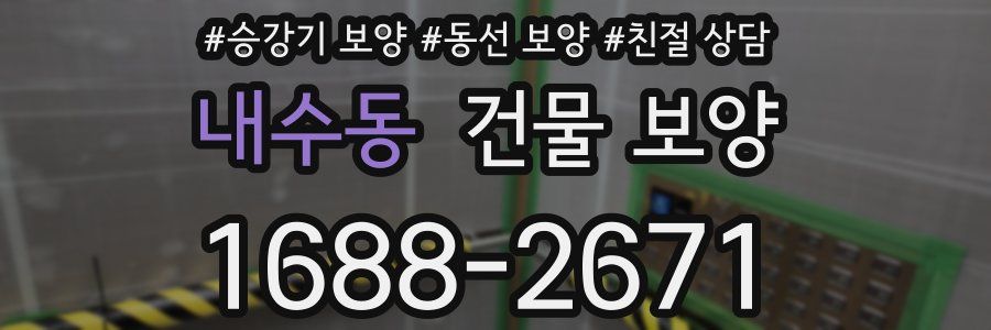 내수동 건물 보양