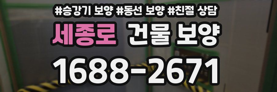 세종로 건물 보양