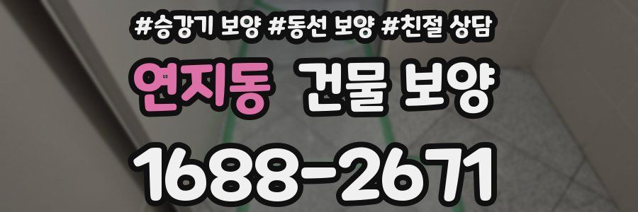 연지동 건물 보양