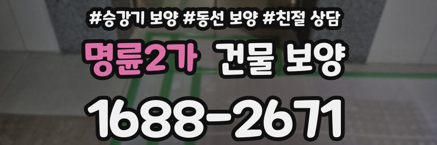 명륜2가 건물 보양