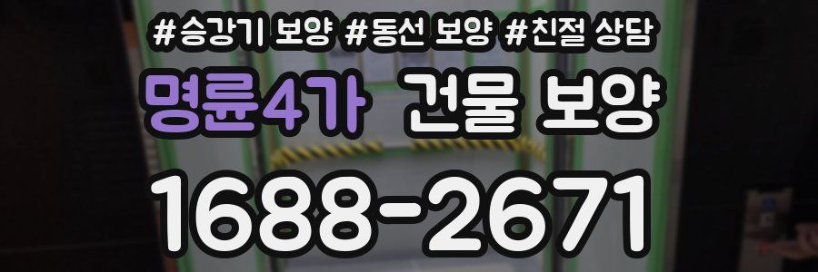 명륜4가 건물 보양