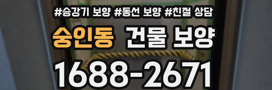 숭인동 건물 보양