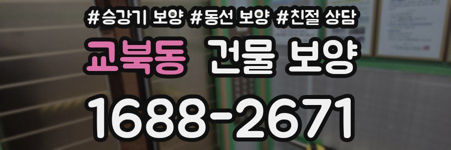 교북동 건물 보양