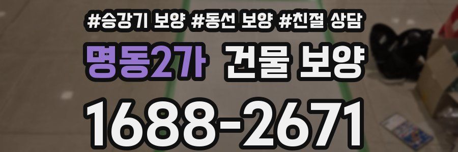 명동2가 건물 보양