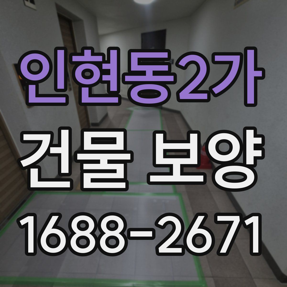 인현동2가 건물 보양