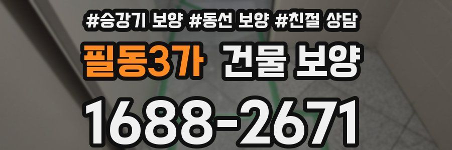 필동3가 건물 보양