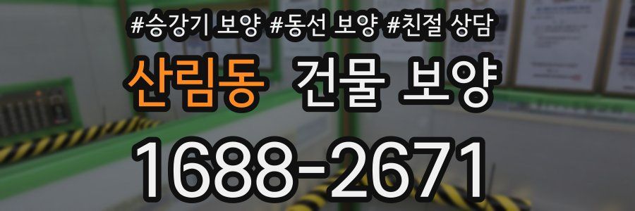 산림동 건물 보양