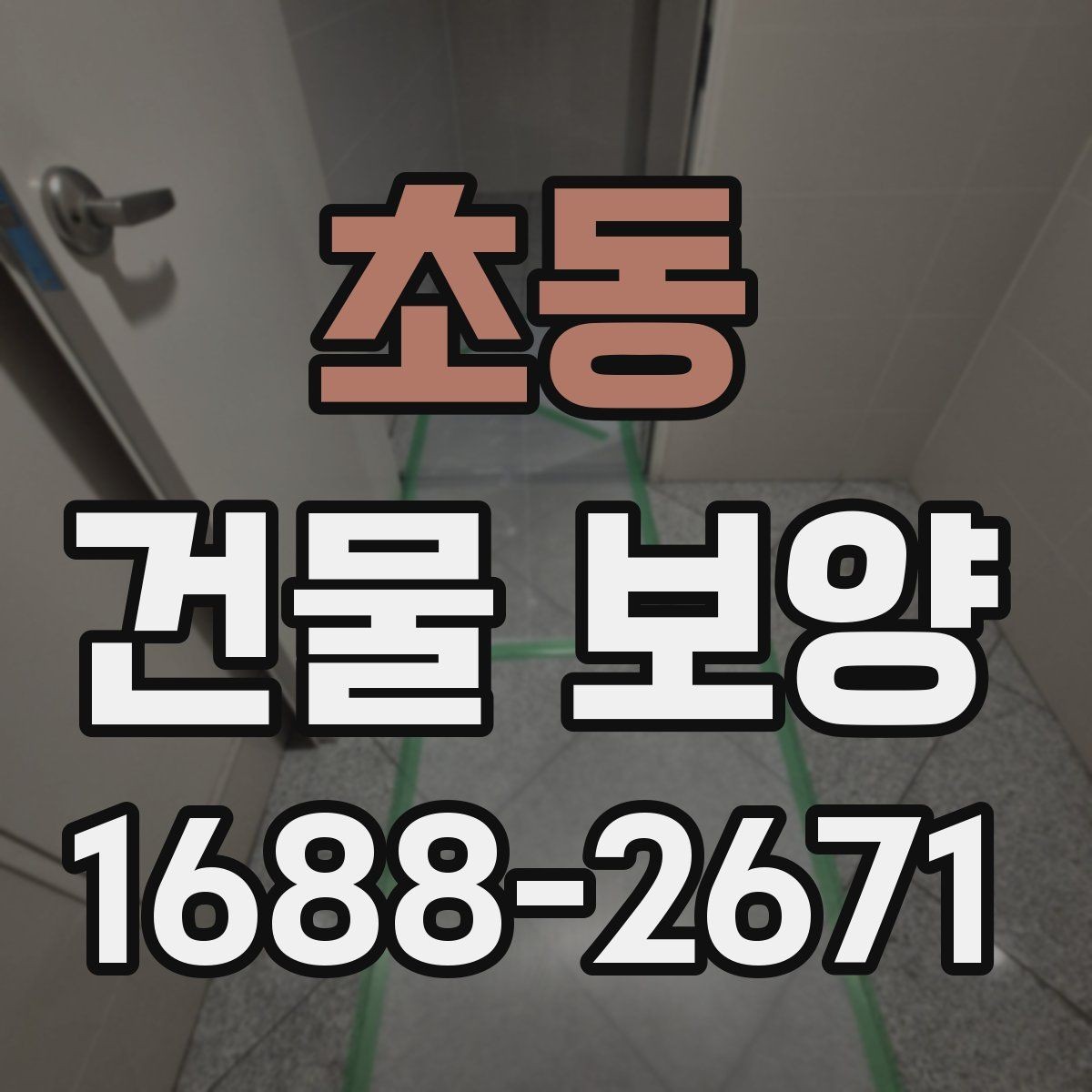 초동 건물 보양 현장별 관리 포인트와 사례