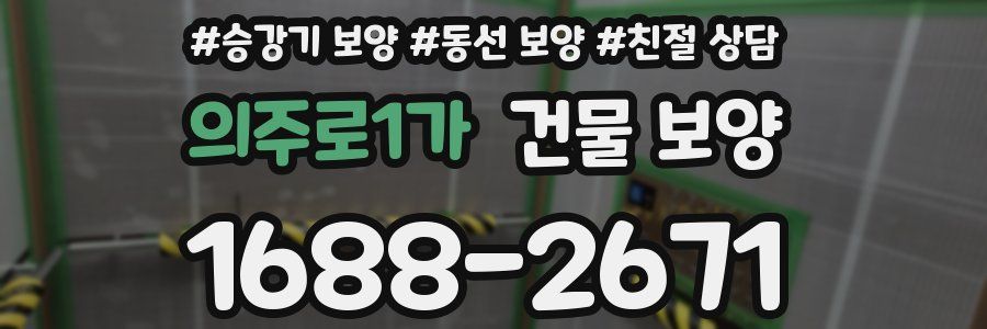 의주로1가 건물 보양