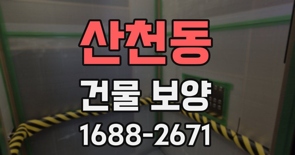 산천동 건물 보양