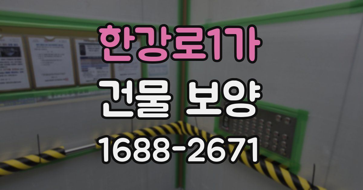 한강로1가 건물 보양